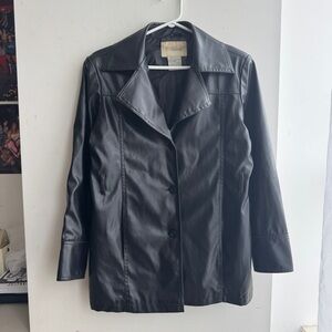 Faux Leather Jacket